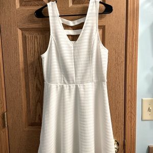 Glam doll white dress size large
